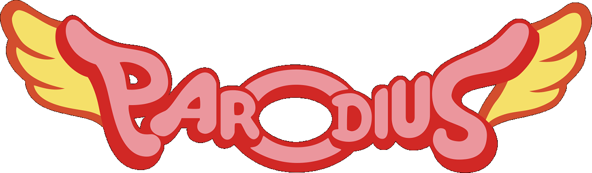 Parodius logo for Super Nintendo